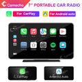 Autoradio 7 Zoll Tragbar Touchscreen GPS Wireless Apple CarPlay & Android Auto