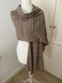 MISSONI Orange Label Schal Stola rosa taupe Strick - neu -