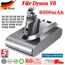 6000mAh Akku Für Dyson V6 Ersatzakku DC58 DC59 SV03 SV09 DC74 DC62 DC61 DC72