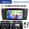 Für BMW E90 E91 E92 E93 Android 13 Autoradio CarPlay 2+32G GPS Nav KAM Bluetooth