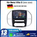 Für Mercedes Benz Vito 3 W447 2014-2020 Android 13 Autoradio GPS Carplay 2+64GB