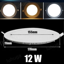 10x/50x LED Panel 3-24Watt Einbauleuchte Einbaustrahler Deckenleuchte spot flach