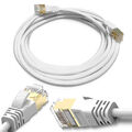 Netzwerkkabel Patchkabel Verlegekabel CAT 8 2 m Kabel Netzwerk DSL LAN Ethernet 