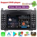 Für Mercedes Benz W245 W169 Sprinter Viano 7" Autoradio GPS Navi DVD CD DAB+ BT