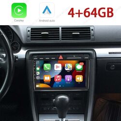 4+64GB Für Audi A4 8E 8H B6 B7 2000-2009 Android 13 Autoradio Carplay GPS NAVI