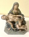 Holzschnitzerei Pieta Heiligenfigur Maria u Jesus 2 Figuren Rarität Sammlerstück