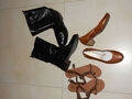 Set Schuhe Damen Gr. 37 Markenschuhe LLoyd Stiefel, Rieker Pumps..