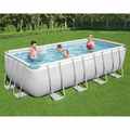 Bestway Power Steel Swimming Pool Set Schwimmbad Schwimmbecken mehrere Auswahl