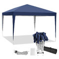 3x3m Pavillon Faltpavillon Partyzelt Pop Up Pavillion Wasserdicht Pop Up Stabil