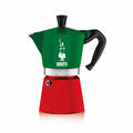 Bialetti Espressokocher Moka Express Tricolore Italia 6 Tassen Aluminium Bunt