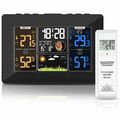 Digitale Wecker & Wetterstation Mit Farbdisplay Thermometer Innen-Außensenso