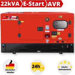 Stromerzeuger Diesel 22kVA Notstromaggregat 400V Stromaggregat Generator B-WARE