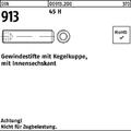 Gewindestift DIN 913 Kegelkuppe/Innen-6-kant M 6 x 60 45 H