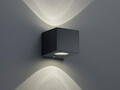 LED Außenleuchten klein Up and Down Wandlampen für draußen Gartenlampe mit Strom