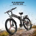 26 Zoll E-Bike 48V 12.8AH Klapprad E Mountainbike 25km/h Shimano Elektrofahrrad