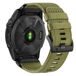 Quickfit Rugged Nylon Armband Für Garmin Fenix 7 7X 6 6X 5 5X 3 Epix Pro Tactix