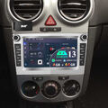 DAB+ 4+64G Autoradio Android 13 RDS Für Opel Astra H Corsa C D Meriva A Zafira B