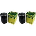 2x Original MANN-FILTER Ölfilter Oelfilter W 936/4 Oil Filter