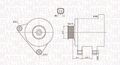 MAGNETI MARELLI LICHTMASCHINE GENERATOR 120A passend für CITROËN C-ELYSEE C3