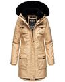 Navahoo Premium Damen Winter Jacke Parka Mantel Winterjacke warm Kunstfell B845