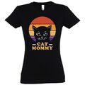 Youth Designz Cat Mommy Damen T-Shirt Lustig Katzen Mama Haustier Süß Liebe Fun