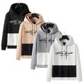 Herren TEST HEIGHT Hoodie mit Premium Textur Langarm Design Sweatshirt