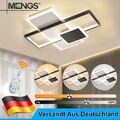 40W LED Design Deckenleuchte Dimmbar Rahmen Deckenlampe Wohnzimmer Fernbedienung