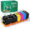 6x Druckerpatronen für Epson 202 XL Expression Premium XP6000 XP6005 XP6100 6105