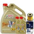 ÖLFILTER + CASTROL 5W30 passend für BMW 3er E46 330d+5er E39 525+530d+X5 E53 3.0