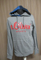 S.  Oliver Herren Sweat Shirt Sweatshirt Kapuze grau blau Gr. L Kapuzensweat