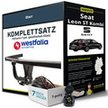 Anhängerkupplung WESTFALIA starr für SEAT Leon ST Kombi +E-Satz Kit