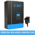 EDECOA Solar Hybrid Wechselrichter 24V 230V 4000W MPPT 110A PV 55-450V mit WIFI