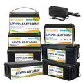 LiFePO4 12V/24V/48V/36V 100Ah 180Ah 200Ah 300Ah Lithium Batterie BMS für RV Sola