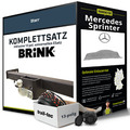 Anhängerkupplung BRINK starr für MERCEDES Sprinter +E-Satz (AHK und ES) PKW