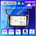 10.1" Android12 Autoradio CarPlay GPS Navi WiFi mit Kamera für VW Golf 7 VII MK7