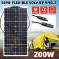 Flexibel Solarmodul Solarpanel 200Watt 18V Mono für Wohnmobil Balkonkraftwerk RV