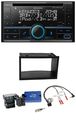 Kenwood CD 2DIN DAB USB Lenkrad Bluetooth Autoradio für VW Golf 4 Polo Passat IS