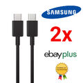 2x USB C Ladekabel Schnellladekabel Original Samsung Ladekabel Typ C zu C Kabel