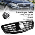 Kühlergrill Schwarz für Mercedes S-Klasse W222 S500 550 S600 14-20 Grill mit ACC