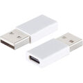 USB Adapter USB OTG Ladeadapter USB A auf USB C Buchse 2.0 USB A Stecker