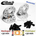 Eibach Spurplatten VA & HA 30mm für Renault Clio I 5/357 B/C57 :: 90 >> 98