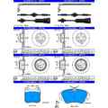 ATE BREMSSCHEIBEN + BELÄGE VORNE + HINTEN passend für OPEL OMEGA B Limo Kombi
