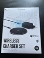 Hama QI Wireless Charger + Kabel + Netzteil für Apple iPhone 14 13 12 Pro SE