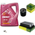 MANN Inspektionspaket 5 L MANNOL Energy 5W-30 für Hyundai i20 1.4 GB