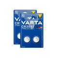 2x Varta CR2032 2032 Litihum 6032 Knopfzelle 3V Batterie 2er Blister Frisch