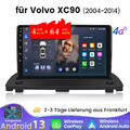 4+64GB Android 13 Autoradio GPS Navi Carplay DAB+ WIFI Für Volvo XC90 2004-2014