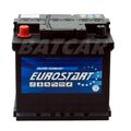 Autobatterie - Starterbatterie EUROSTART 12V 50Ah 470A/EN TOP QUALITÄT