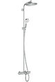 hansgrohe Crometta S Showerpipe 240 1jet mit Wannenthermostat, chrom