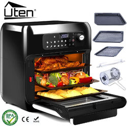 10L Heißluftfritteuse XXL Fritteuse Airfryer Backofen Fritteuse Fettfrei Pommes