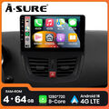 8 Core 4+64G Für Peugeot 207 2006-2015 Android 14 Autoradio GPS NAVI CarPlay DSP